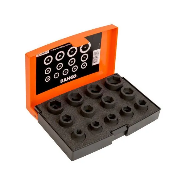 BAHCO Coffret de douilles à choc mini 1/2" - 13 pcs