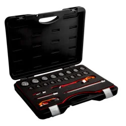 BAHCO Coffret de douilles métriques et accessoires 1/2"