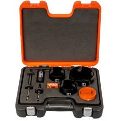 BAHCO Coffret de scies trépans 35 mm-114 mm - 10 Pcs