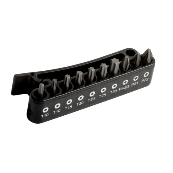 BAHCO Coffret d'embouts 1/4" pour vis Phillips, Pozidriv,
