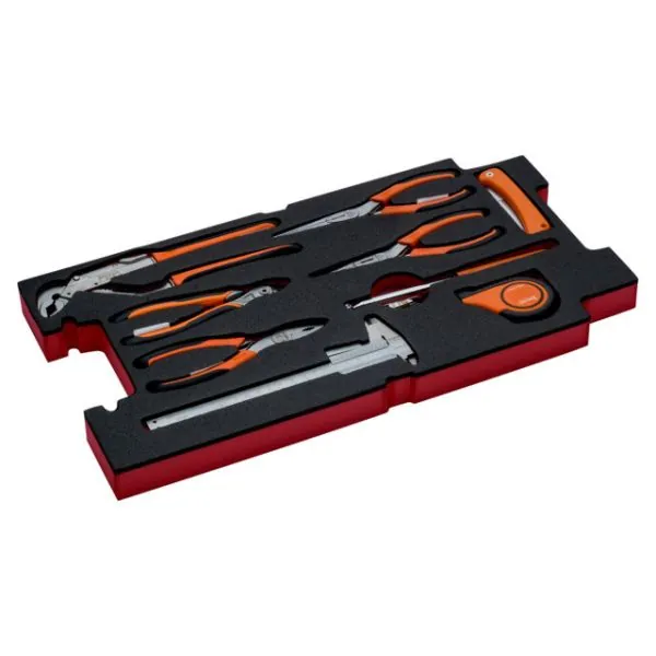 BAHCO Jeu de pinces multi-usages, module mousse pour