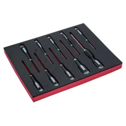 BAHCO Jeu de tournevis TORX®, module mousse 2/3 Fit&Go -
