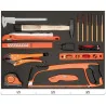 BAHCO Kit d'outils de frappe et de coupe, module mousse 3/3