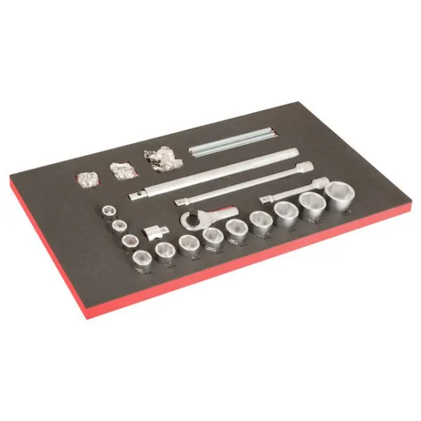 BAHCO Module mousse pour servante 40", clips en métal pour