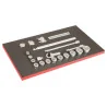 BAHCO Module mousse pour servante 40", clips en métal pour
