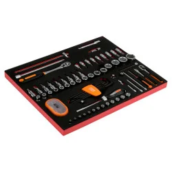 BAHCO Module mousse Fit&Go 3/3, embouts, tournevis à