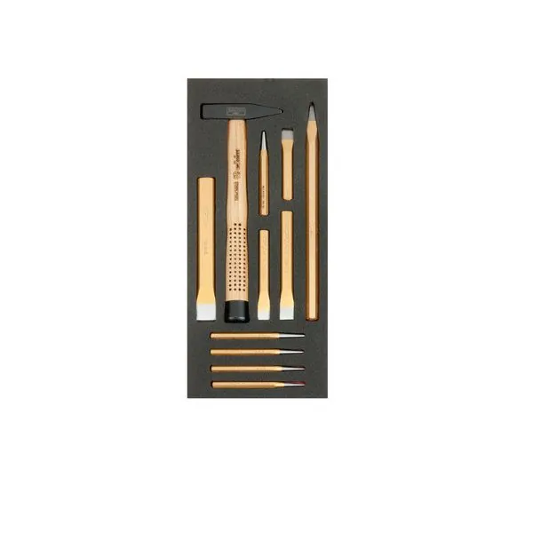 BAHCO Jeu de marteaux/burins plat/chasse-goupilles, module
