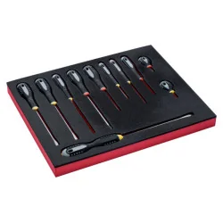 BAHCO Jeu de tournevis Phillips, module mousse 2/3 Fit&Go -