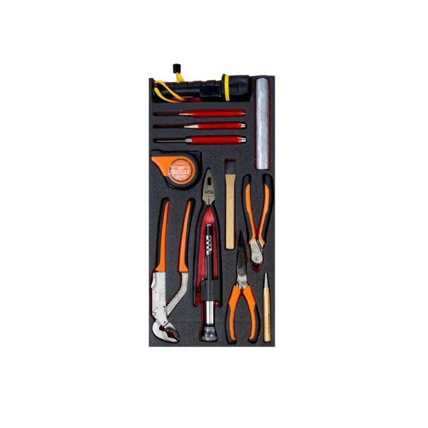 BAHCO Jeu d’outils en pouces, module mousse pour nos