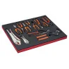 BAHCO Jeu de pinces, module mousse 3/3 Fit&Go - 12&nbsp;pcs