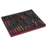 BAHCO Jeu de pinces à circlips, module mousse 3/3 Fit&Go -