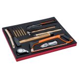 BAHCO Kit d’outils de coupe et de mesure, module mousse 3/3