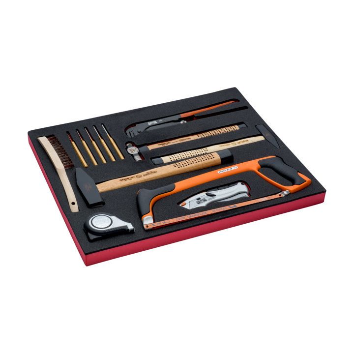BAHCO Kit d’outils de coupe et de mesure, module mousse 3/3