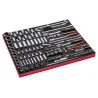 BAHCO Jeu de douilles 1/4", 1/2", 3/8" et cliquet module