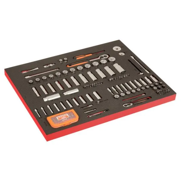 BAHCO Module mousse Fit&Go 3/3 marquage laser, douilles