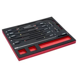 BAHCO Jeu de tournevis pour vis à fente/Phillips, module