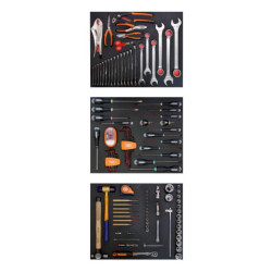 BAHCO Module de 3&nbsp;mousses pour maintenance automobile -