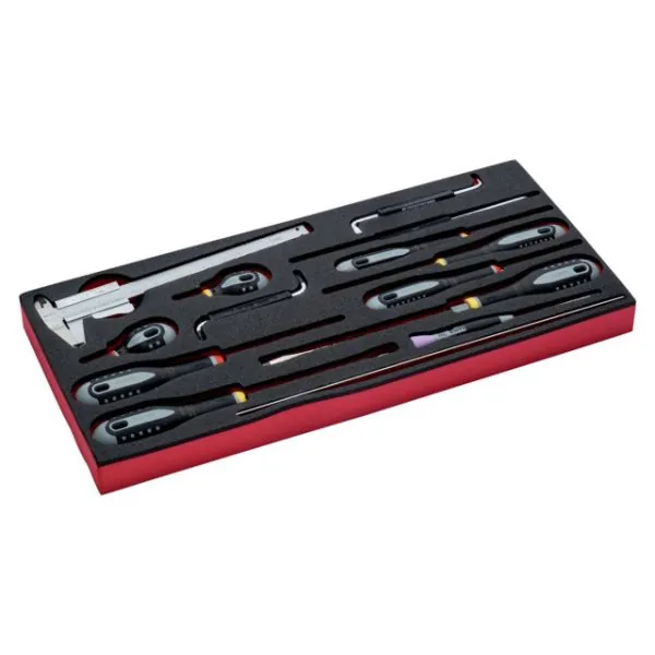 BAHCO Jeu d’outils en pouces, module mousse pour nos