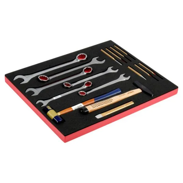 BAHCO Jeu de tournevis/clés, module mousse 3/3 Fit&Go -
