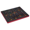 BAHCO Jeu de tournevis, module mousse 3/3 Fit&Go - 17&nbsp;pcs