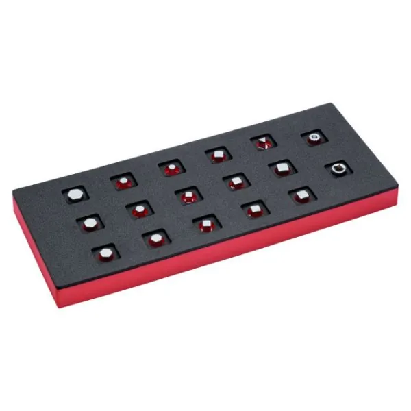 BAHCO Jeu de douilles mixtes pour vidange, module mousse
