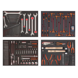 BAHCO Module de 4&nbsp;mousses pour maintenance automobile -