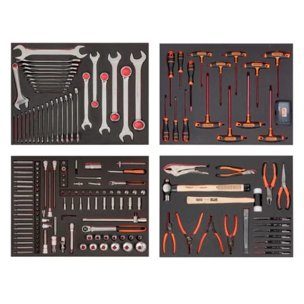BAHCO Module de 4&nbsp;mousses pour maintenance automobile -