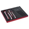 BAHCO Jeu de clés mixtes, module mousse 2/3 Fit&Go - 18&nbsp;pcs