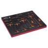 BAHCO Jeu de tournevis, module mousse 3/3 Fit&Go - 18&nbsp;pcs