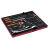 BAHCO Jeu de clés/limes, module mousse 3/3 Fit&Go - 18&nbsp;pcs
