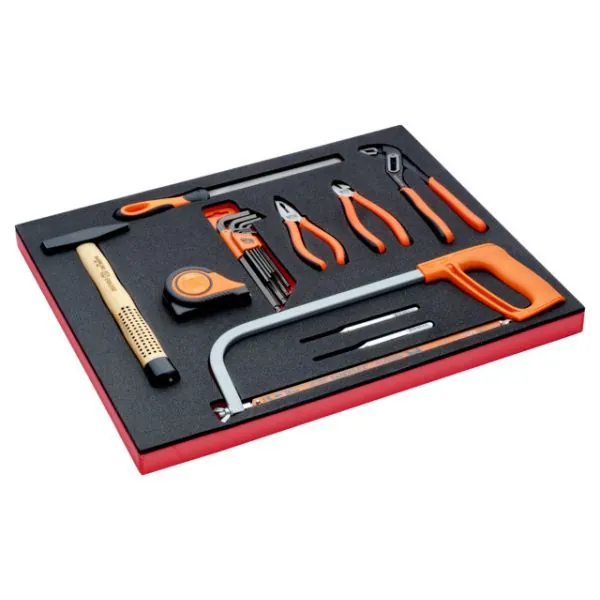 BAHCO Kit d'outils pince/frappe/mesure, module mousse 3/3