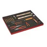 BAHCO Kit d’outils de frappe et de coupe, module mousse 3/3