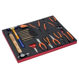 BAHCO Jeu de mètre ruban/outils de frappe/pinces, module