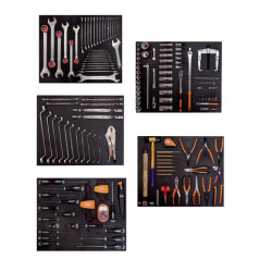 BAHCO Module de 5&nbsp;mousses pour maintenance automobile -