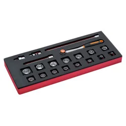 BAHCO Jeu de douilles 3/8" et cliquet à tête ronde, module