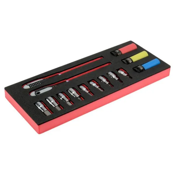 BAHCO Jeu de douilles tournevis/douilles à chocs 1/2",
