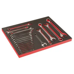 BAHCO Module mousse Fit&Go 3/3 marquage laser, clés mixtes