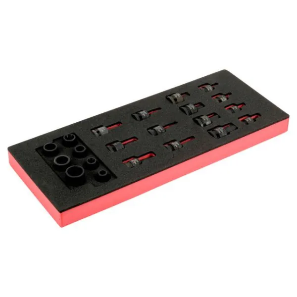 BAHCO Jeu de douilles 1/2", module mousse 1/3 Fit&Go -
