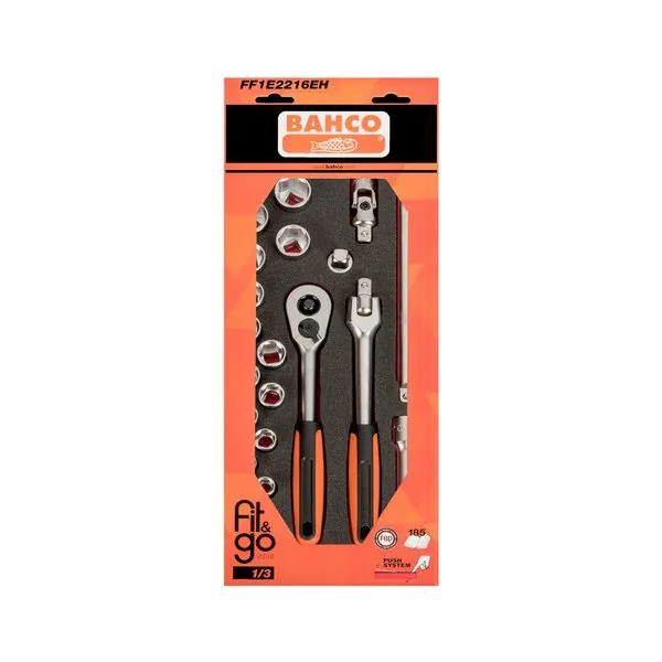 BAHCO Module mousse Fit&Go 1/3, cliquet et accessoires 1/2"