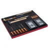 BAHCO Jeu d'outils de frappe/limes, module mousse 3/3