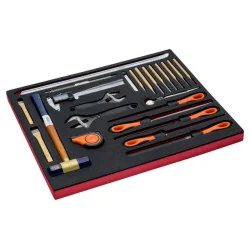 BAHCO Kit de clé à molette/outils de frappe/outils de