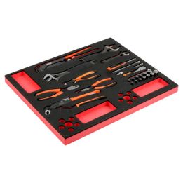 BAHCO Jeu de pinces/clés/douilles, module mousse 3/3 Fit&Go