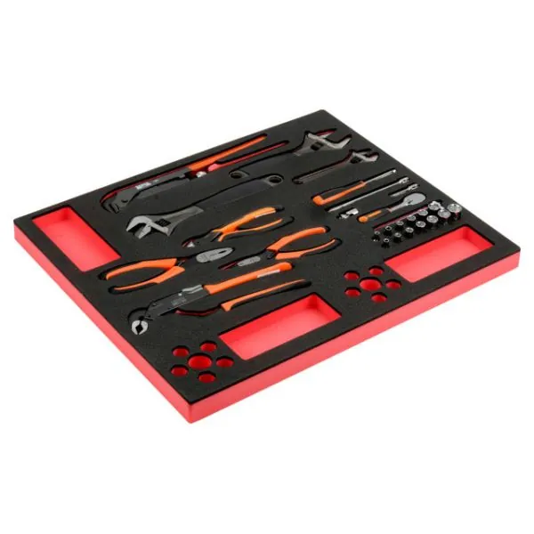 BAHCO Jeu de pinces/clés/douilles, module mousse 3/3 Fit&Go