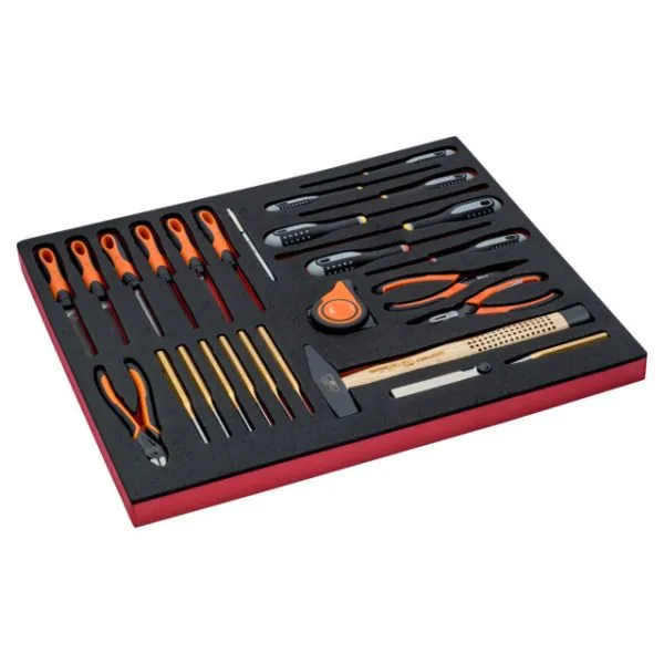 BAHCO Jeu de pinces/outils de frappe/limes/tournevis,