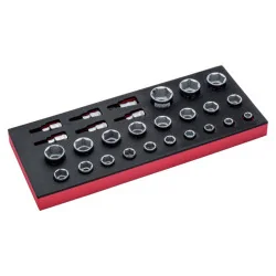 BAHCO Jeu de douilles 1/2", module mousse 1/3 Fit&Go -