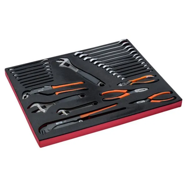 BAHCO Jeu de clés et de pinces, module mousse 3/3 Fit&Go -