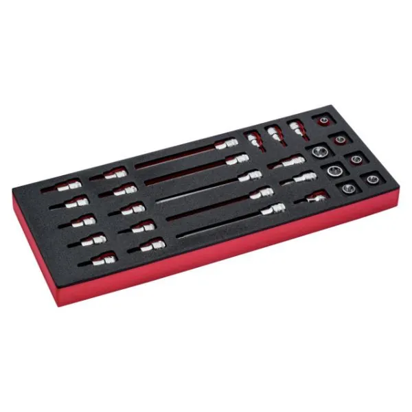 BAHCO Jeu d’embouts et de douilles tournevis 3/8", module