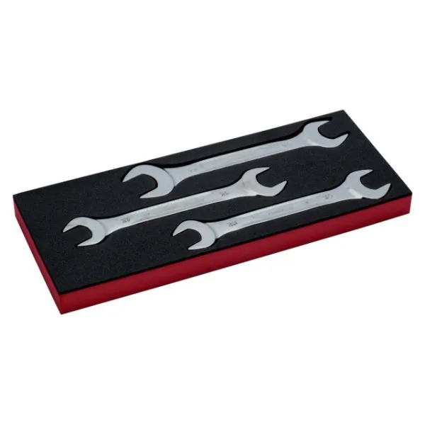 BAHCO Jeu de clés à fourche double, module mousse 1/3