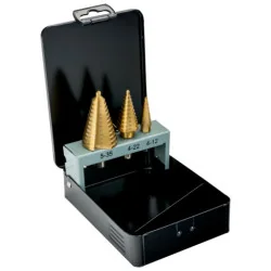 BAHCO Jeu de forets étagés HSS - 3&nbsp;pcs 228-SET-SD