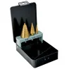 BAHCO Jeu de forets étagés HSS - 3&nbsp;pcs 228-SET-SD